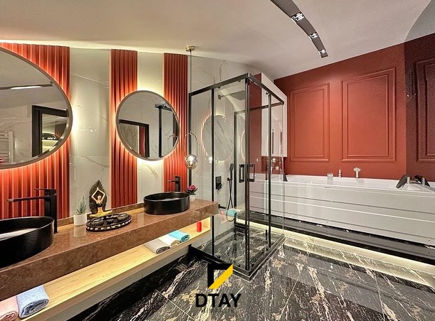 Banyo Tasarımı — banyo — lavabo ve aynalar